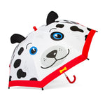 Children's umbrella with a dog design on a white background